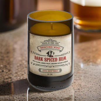 Dark Spiced Rum Soy Candle Spirits Collection