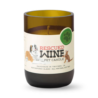 Fresh Grass Soy Candle Pet Collection - Rescued Wine