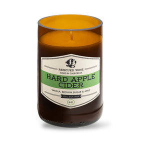 Hard Apple Cider Soy Candle Craft Beer Collection - Rescued Wine