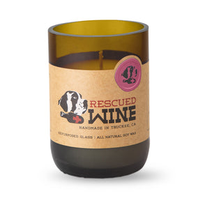 Rosé Soy Candle Signature Collection - Rescued Wine